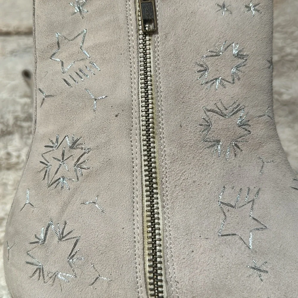 FREE PEOPLE size 10 (40) Tan/Cream Bowers Embroidered Boots NEW $198 - Picture 16 of 16
